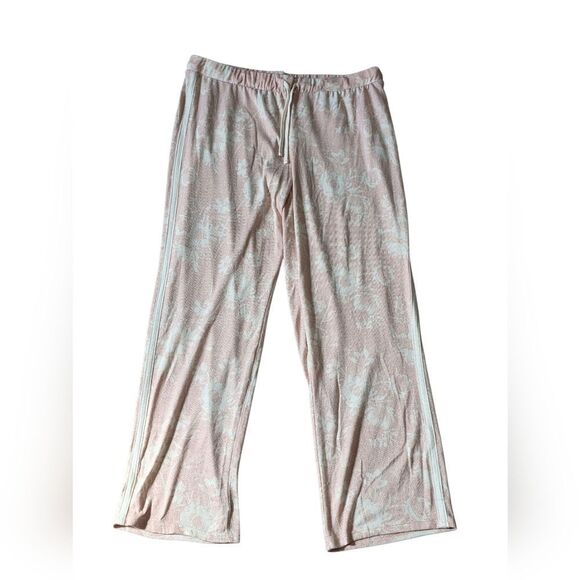 Lucky Brand Pink and Cream Knit Pajama Set - Picture 4 of 6